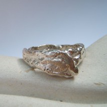 Ring zilver grove flap unique 